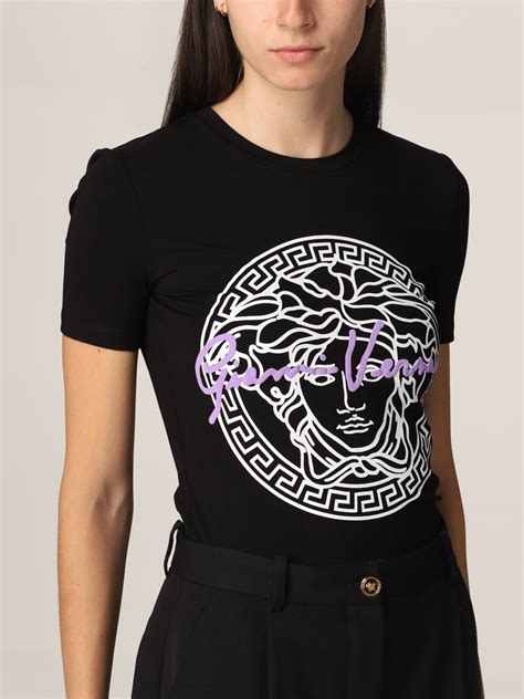 versace nere|Versace shirts for women.